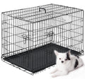 Black Metal Dog Crate E134