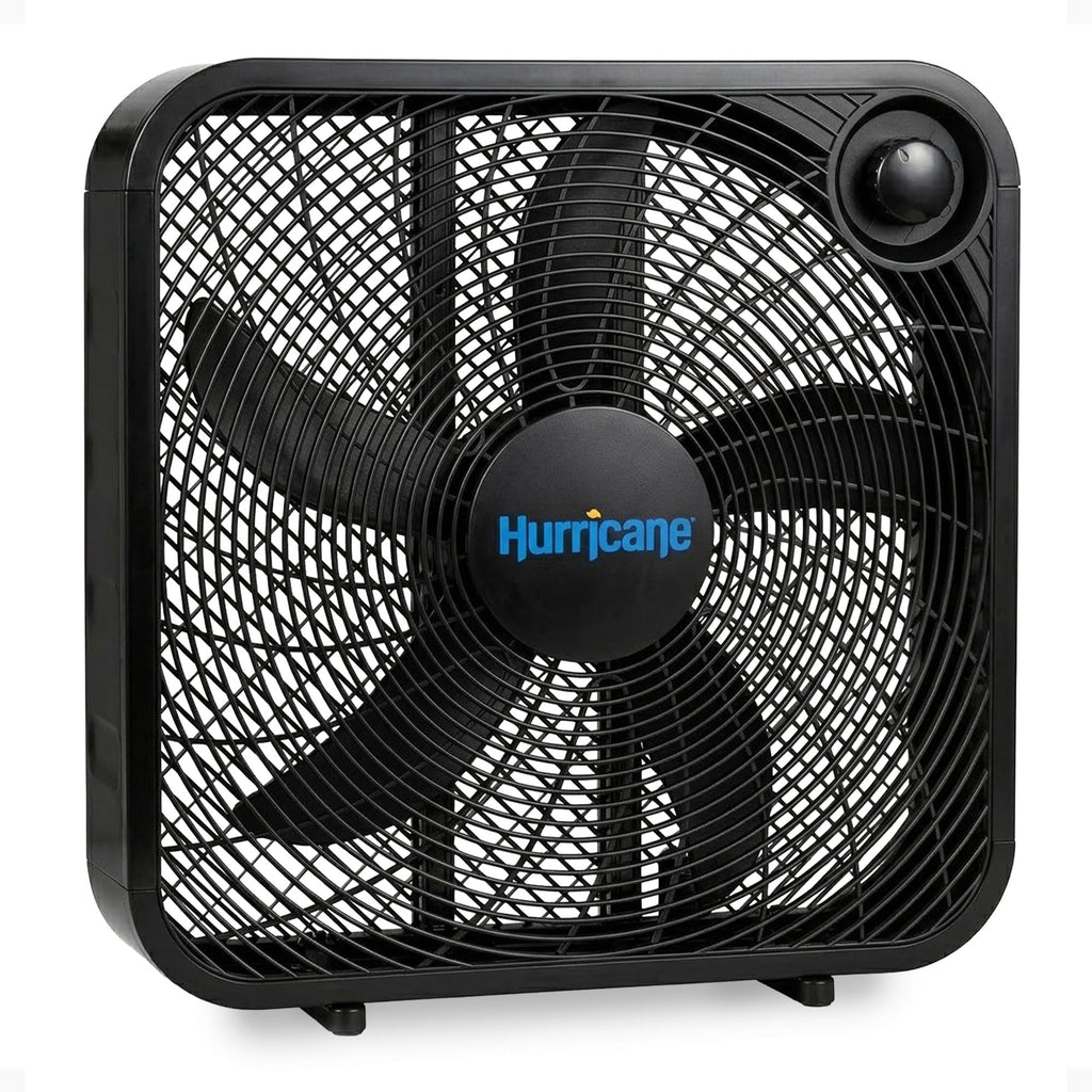 Black 3 Speed 20in Floor Box Fan I809670