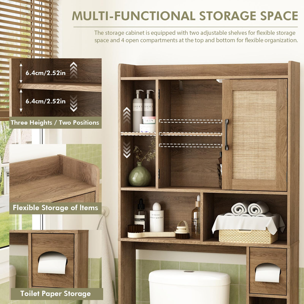 Over The Toilet Storage Cabinet N92591