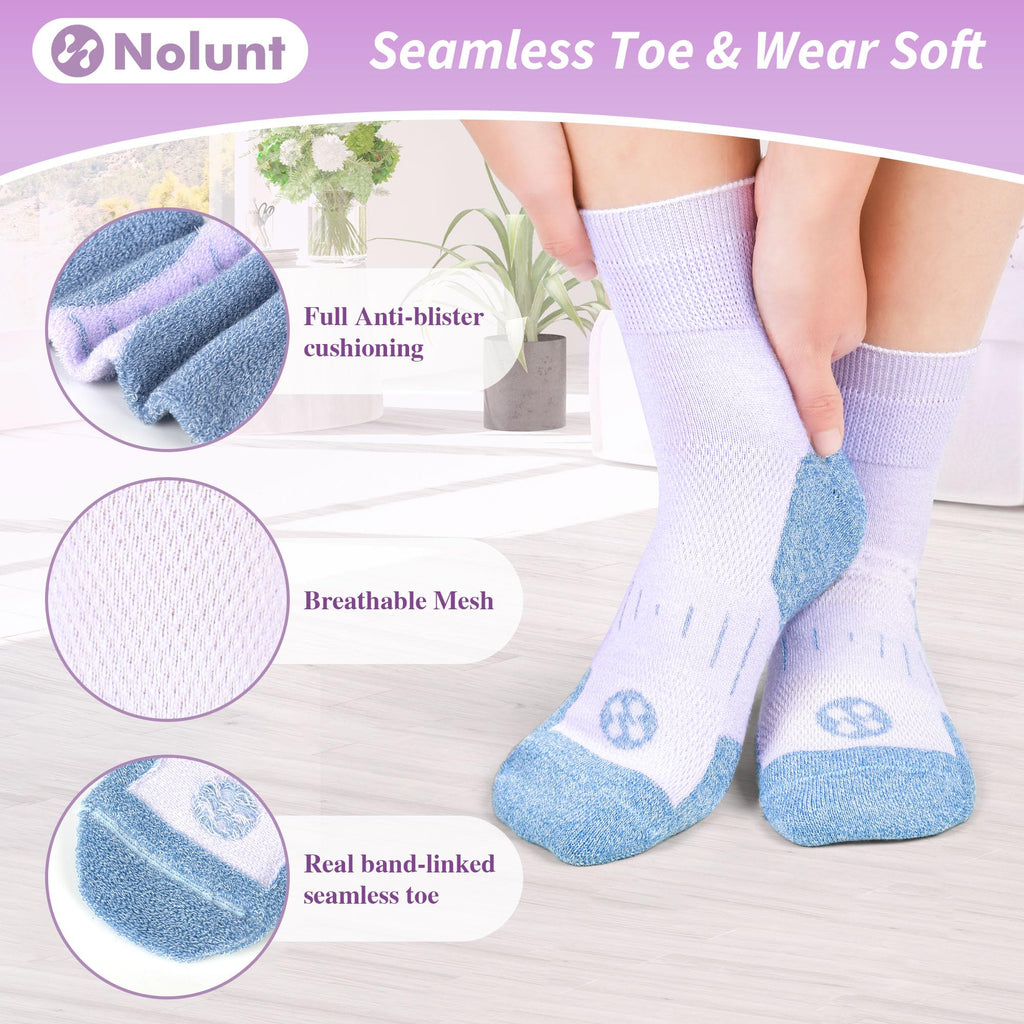 6 Pairs Wide Bamboo Viscose Non Binding Socks N825
