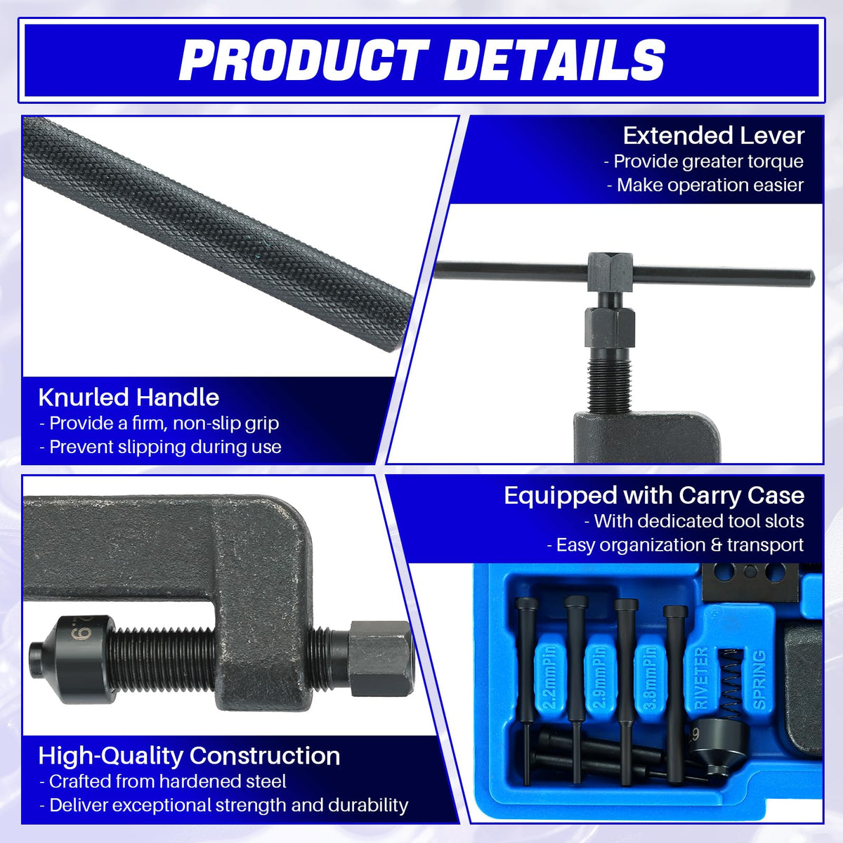 Motorcycle Chain Breaker Tool Kit Z81008