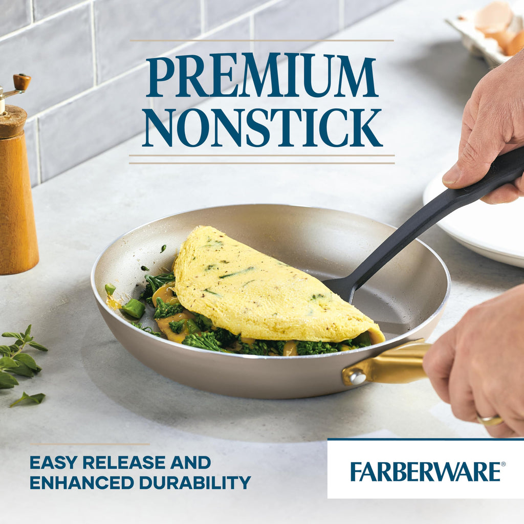 Nonstick Cookware and Pot Set with Lids, Dishwasher Safe, 12 Piece G38707