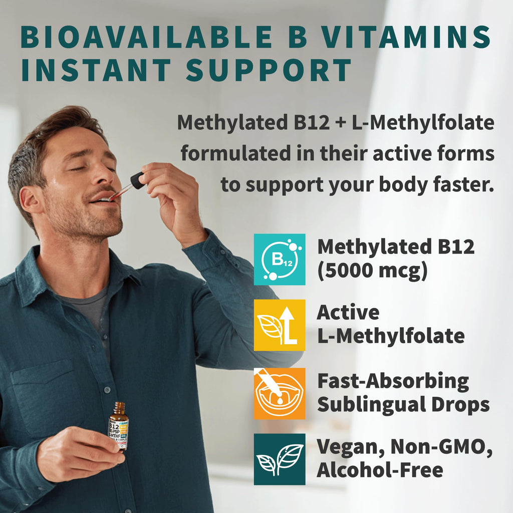 Methylated B Complex Liquid Drops Pack of 4 X48035