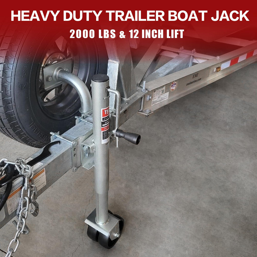 2000 lbs Boat Trailer Jack with Wheel B9466