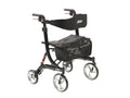 Heavy-Duty Foldable Rollator Walker with Seat, Black V27718