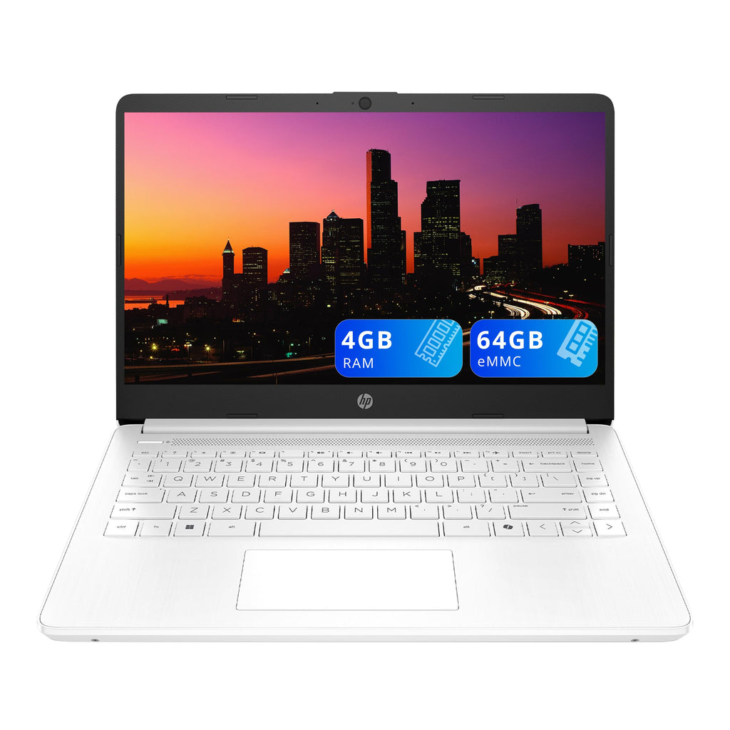 14" HD Laptop, Intel Celeron N4500, 4GB DDR4 RAM, 64GB eMMC, White G8330