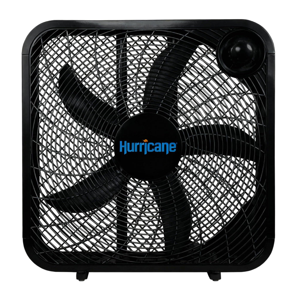 Black 3 Speed 20in Floor Box Fan I809670