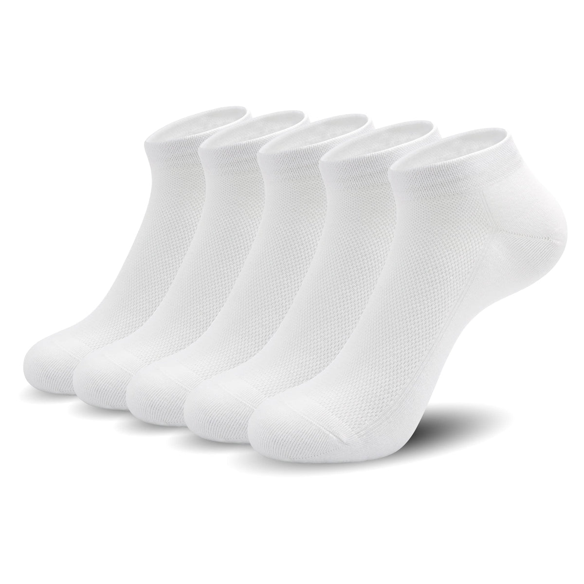 Viscose Bamboo Mesh Ankle Socks 5 Pairs O817265