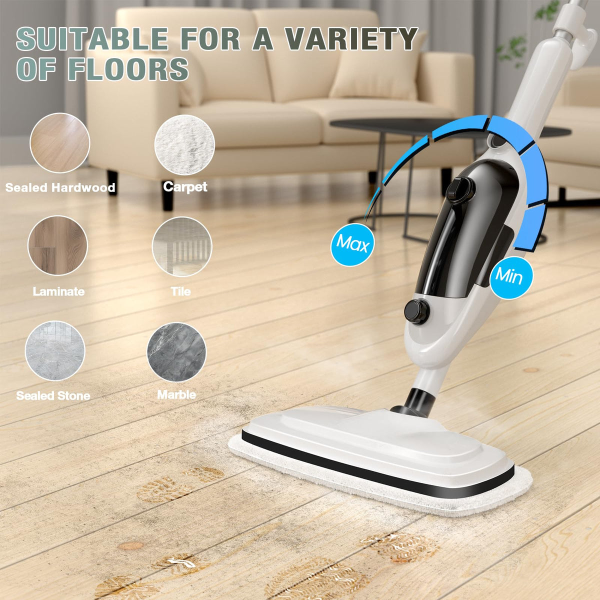 11-in-1 Steam Mop Handheld Steam Cleaner E3470