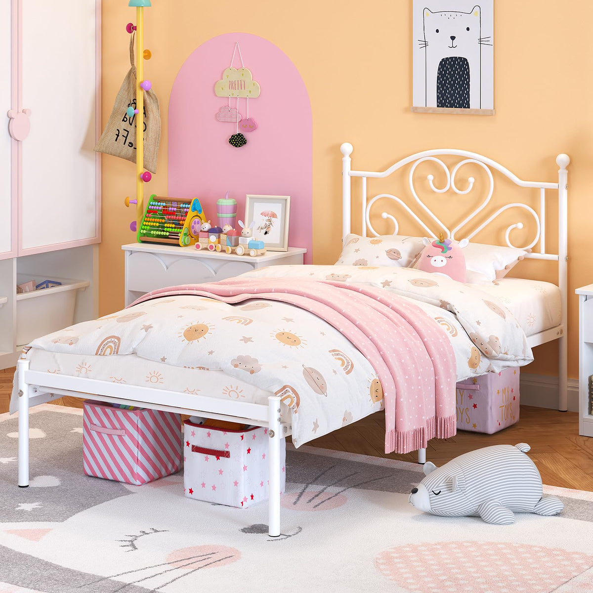 Twin Bed Frames with Headboard U361963