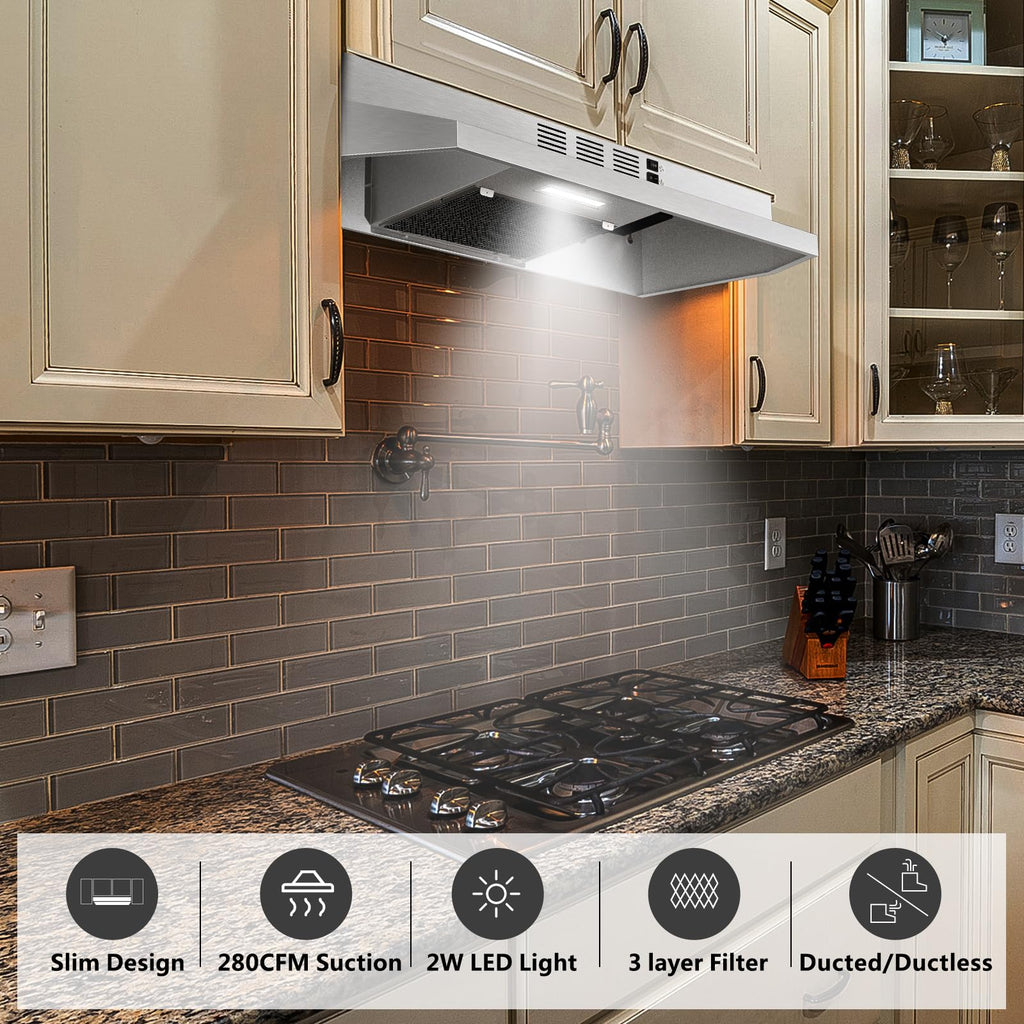30 inch Under Cabinet Stainless Steel Range Hood J17160
