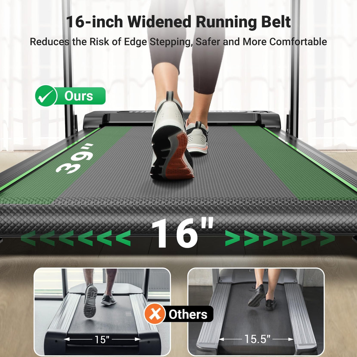 Portable Treadmill with Handle Bar E119364