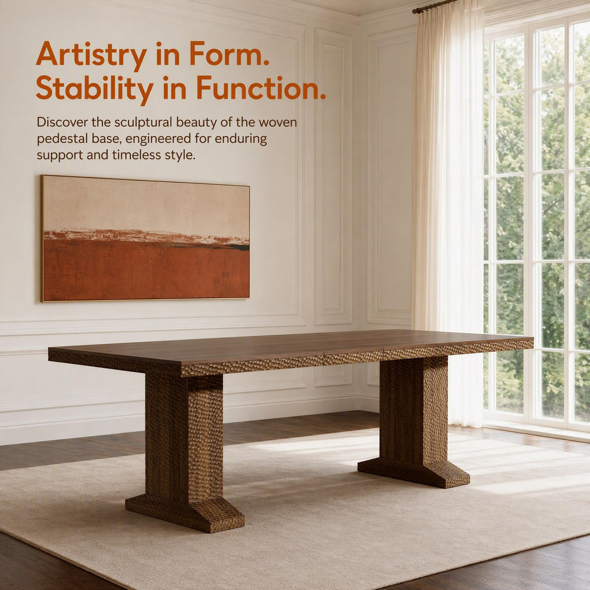 Extendable Dining Table Set for 8 R655415