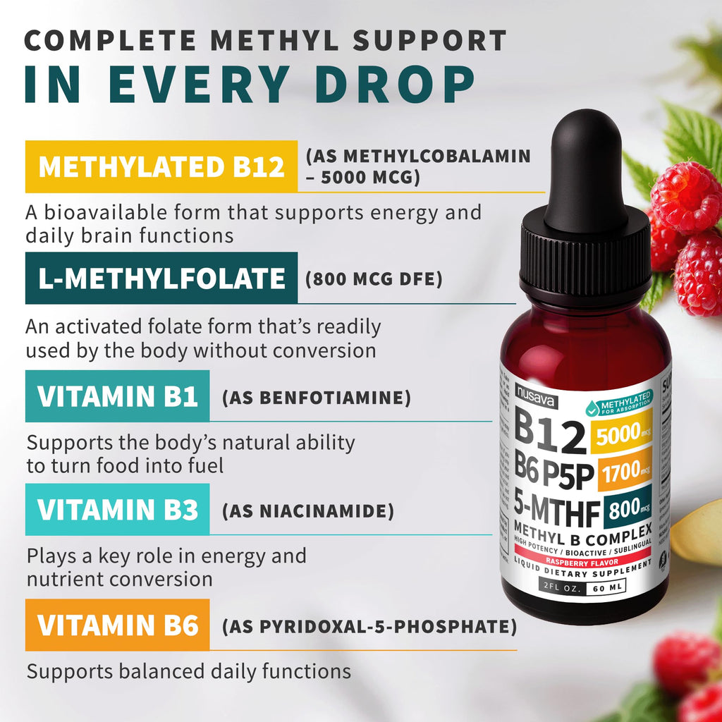 Methylated B Complex Liquid Drops Pack of 4 X48035