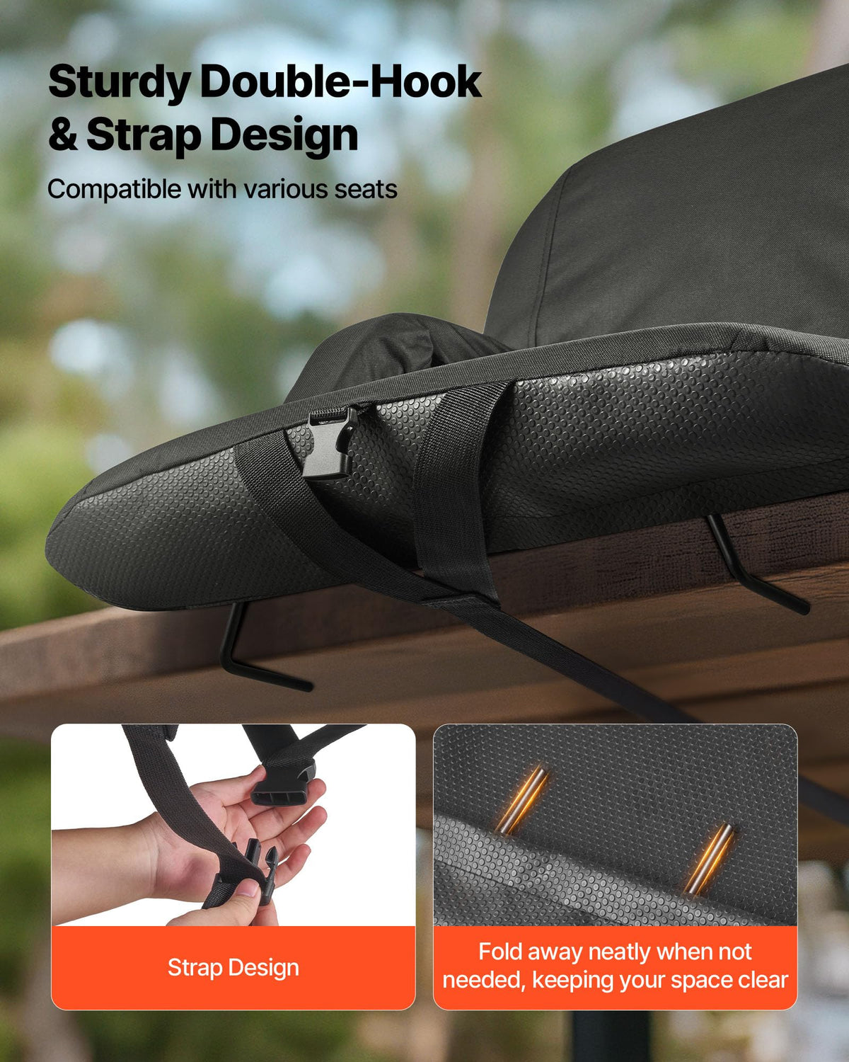 6 Adjustable Angle Padded Stadium Seat with Armrest B373668