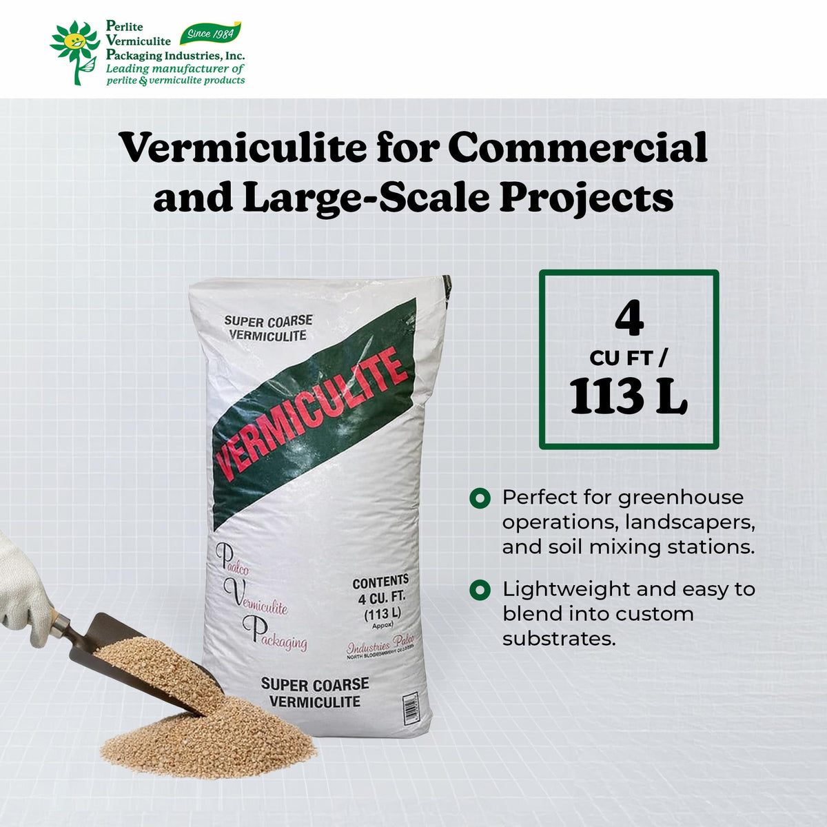 4 Cubic Feet Super Coarse Vermiculite U975