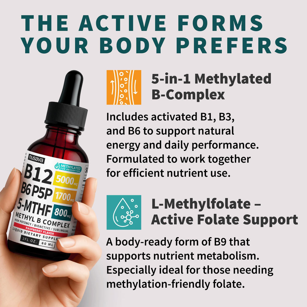 Methylated B Complex Liquid Drops Pack of 4 X48035