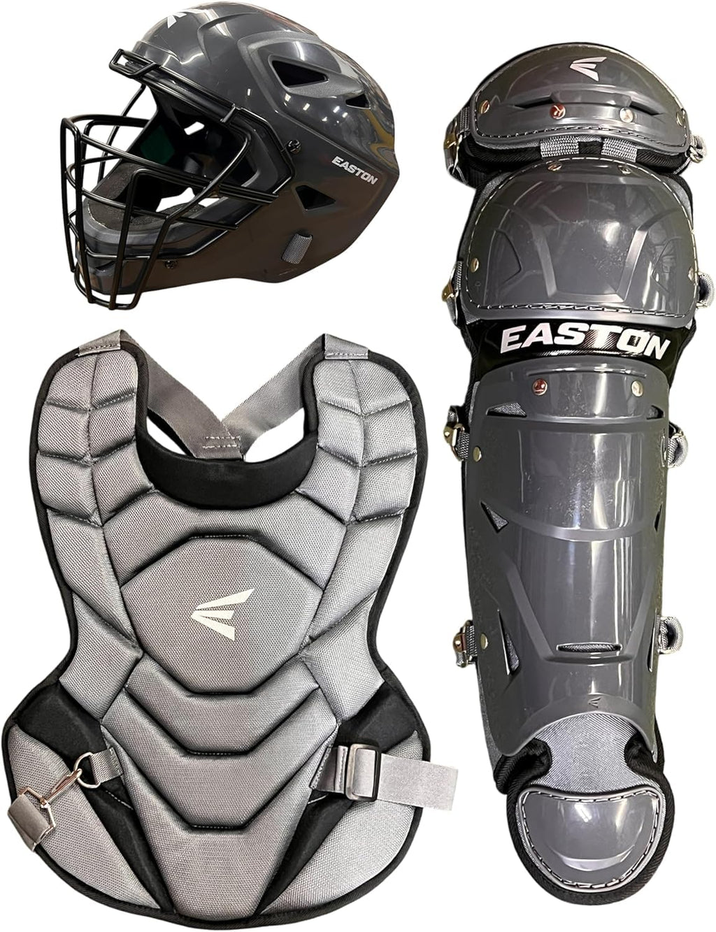 Black Youth Catcher's Set with Helmet, Chest Protector & Leg Guards R795
