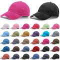 30 Pack Washed Denim Distressed Adjustable Cotton Baseball Cap O39832
