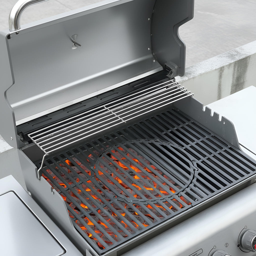 Adjustable Stainless Steel Charcoal Tray X3598