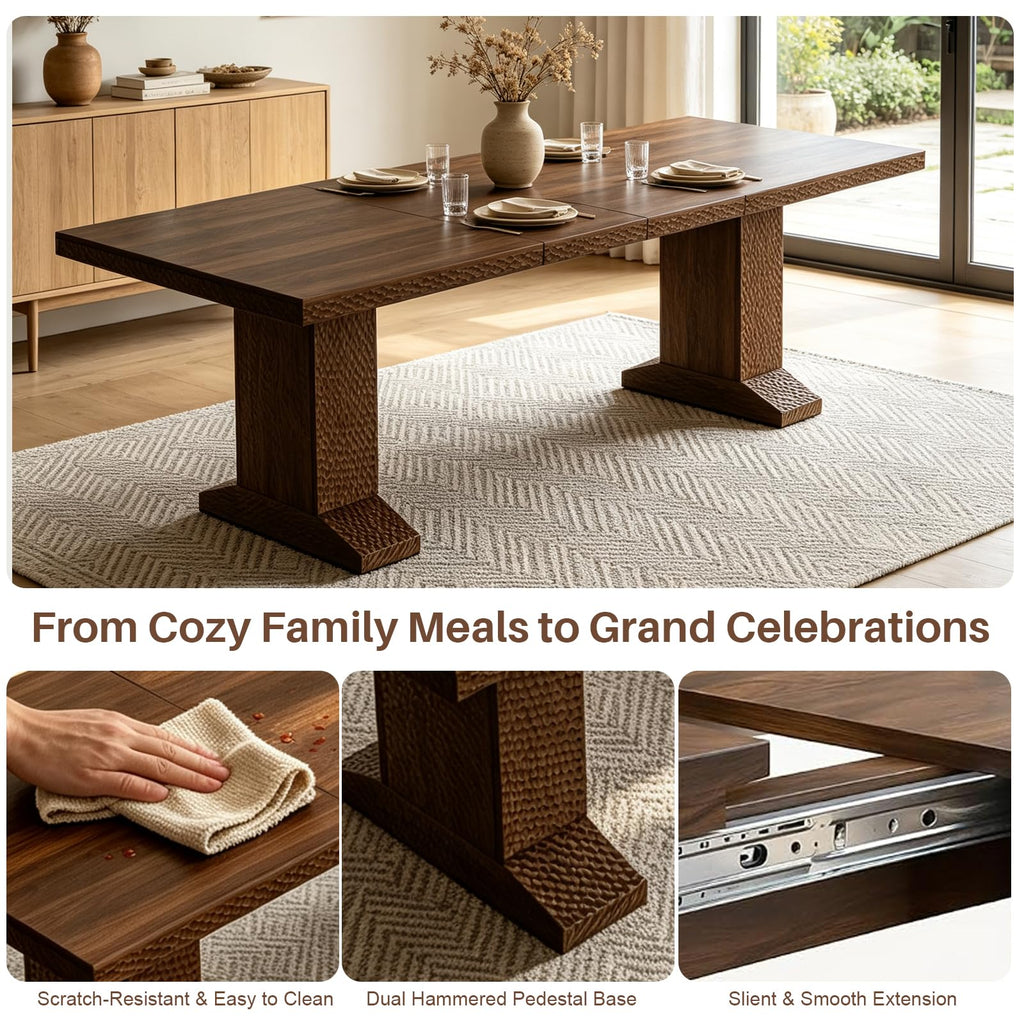 Extendable Dining Table Set for 8 R655415