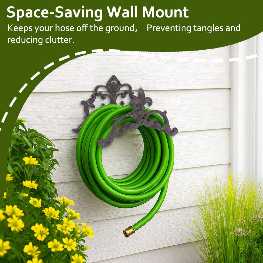 Cast Iron Wall Mount Hose Holder W88773
