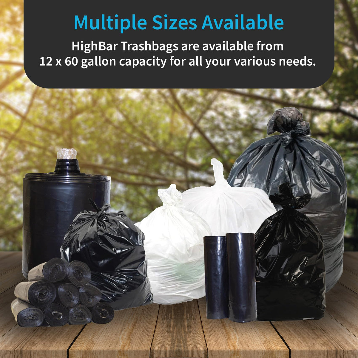 42 Gallon 3 MIL Black Heavy Duty Contractor Bags Y8976