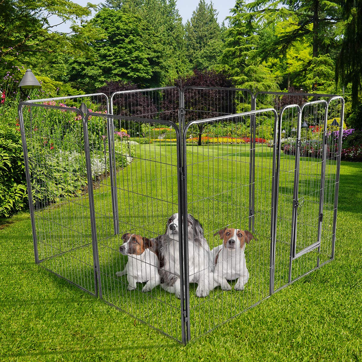 48 inch 8 Panel Metal Dog Playpen I94609