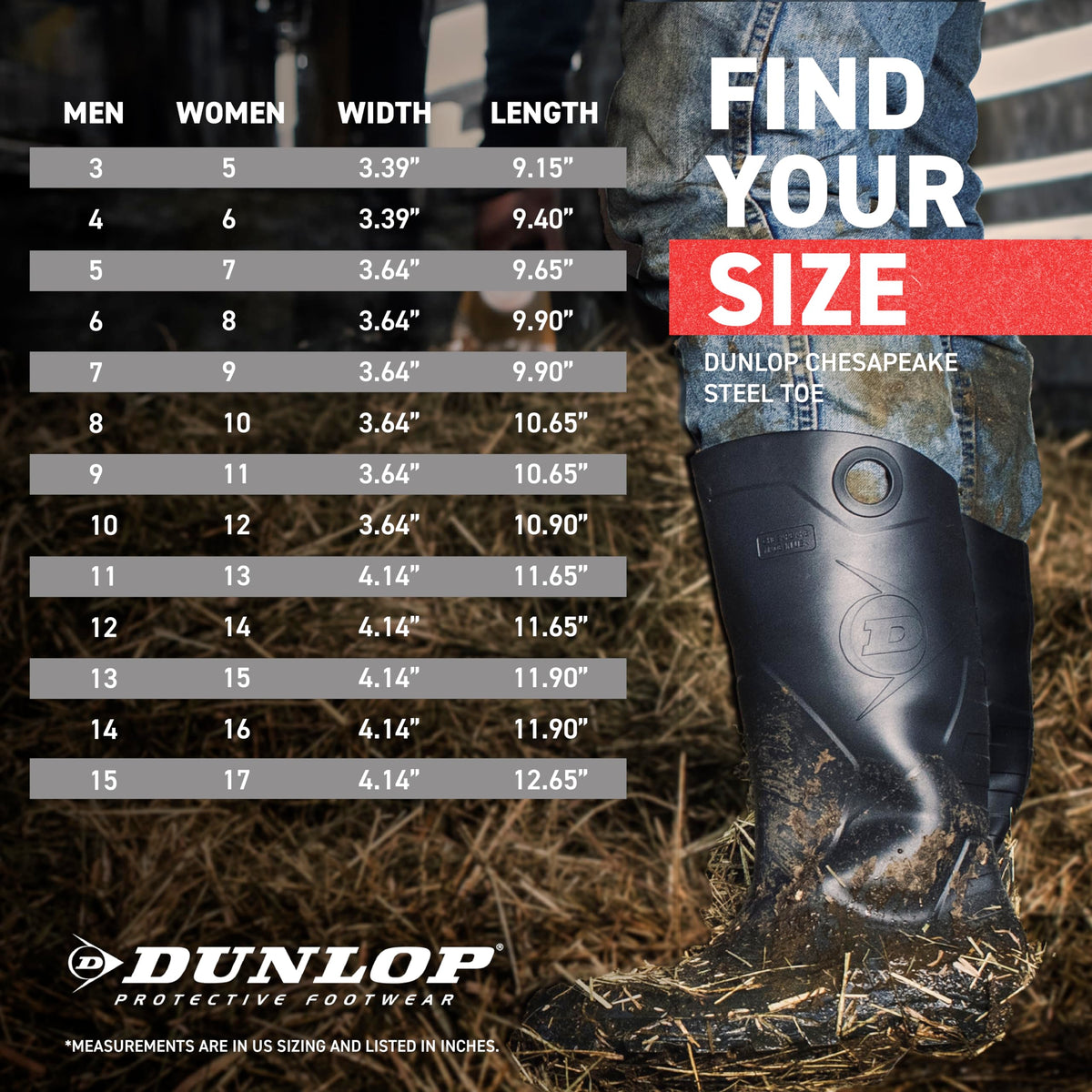 Black Steel Toe Rubber Work Boots X62210