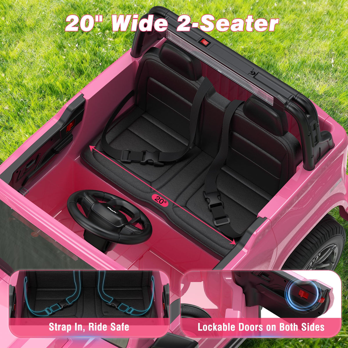 24V 2 Seater Electric Ride on Car D17473