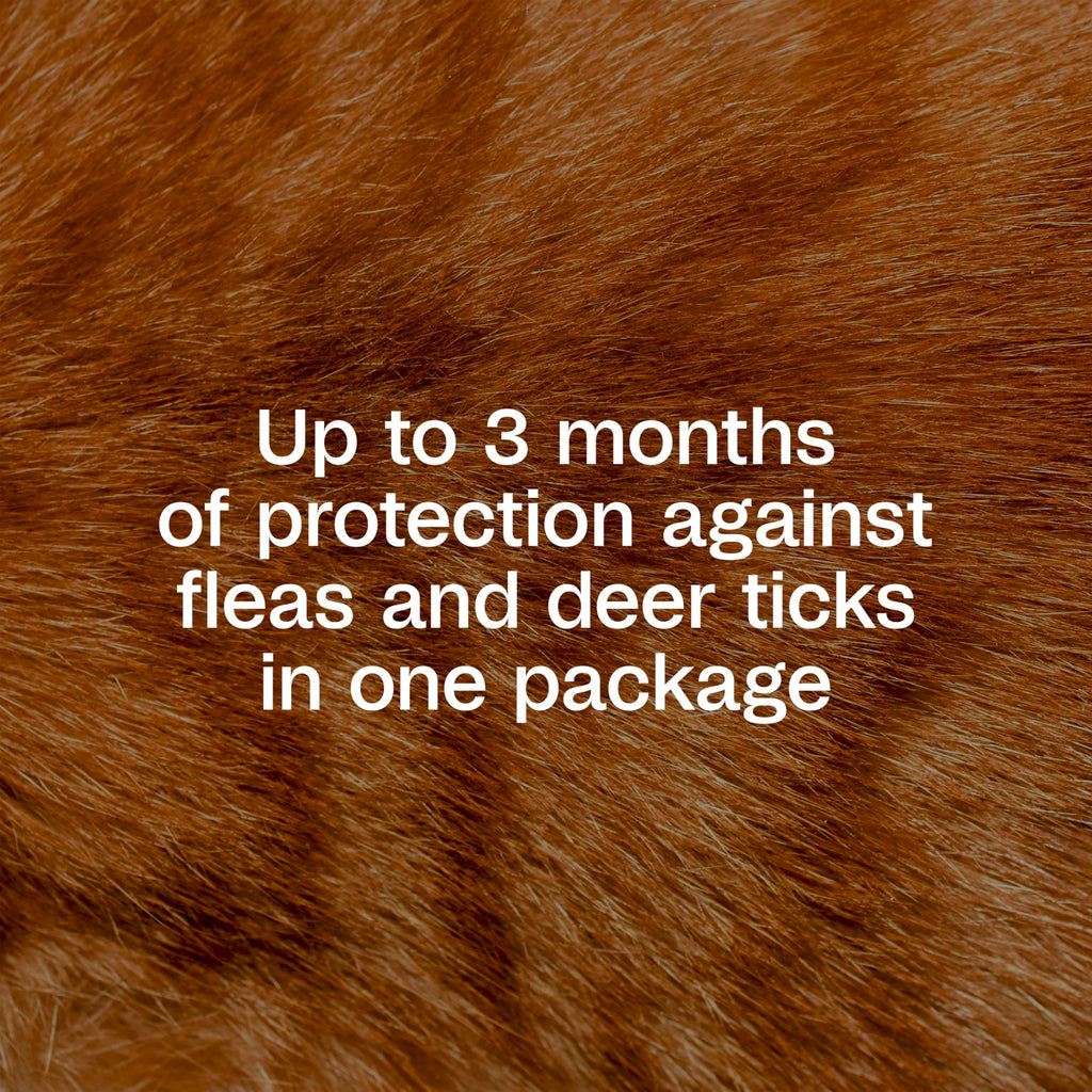 Flea and Tick Prevention Spot On for Cats 3 Pack W746025