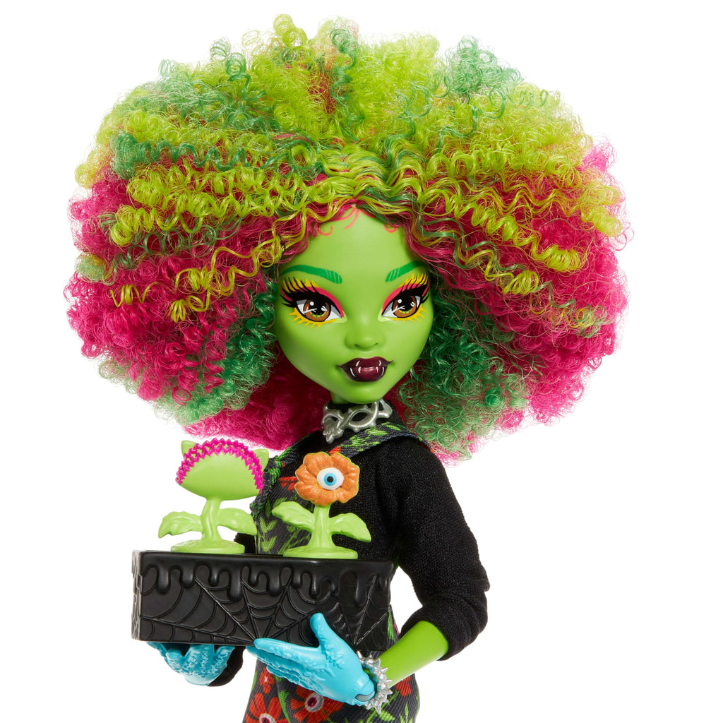 Monster High Venus McFlytrap Fearbook Doll with Accessory Set I77225