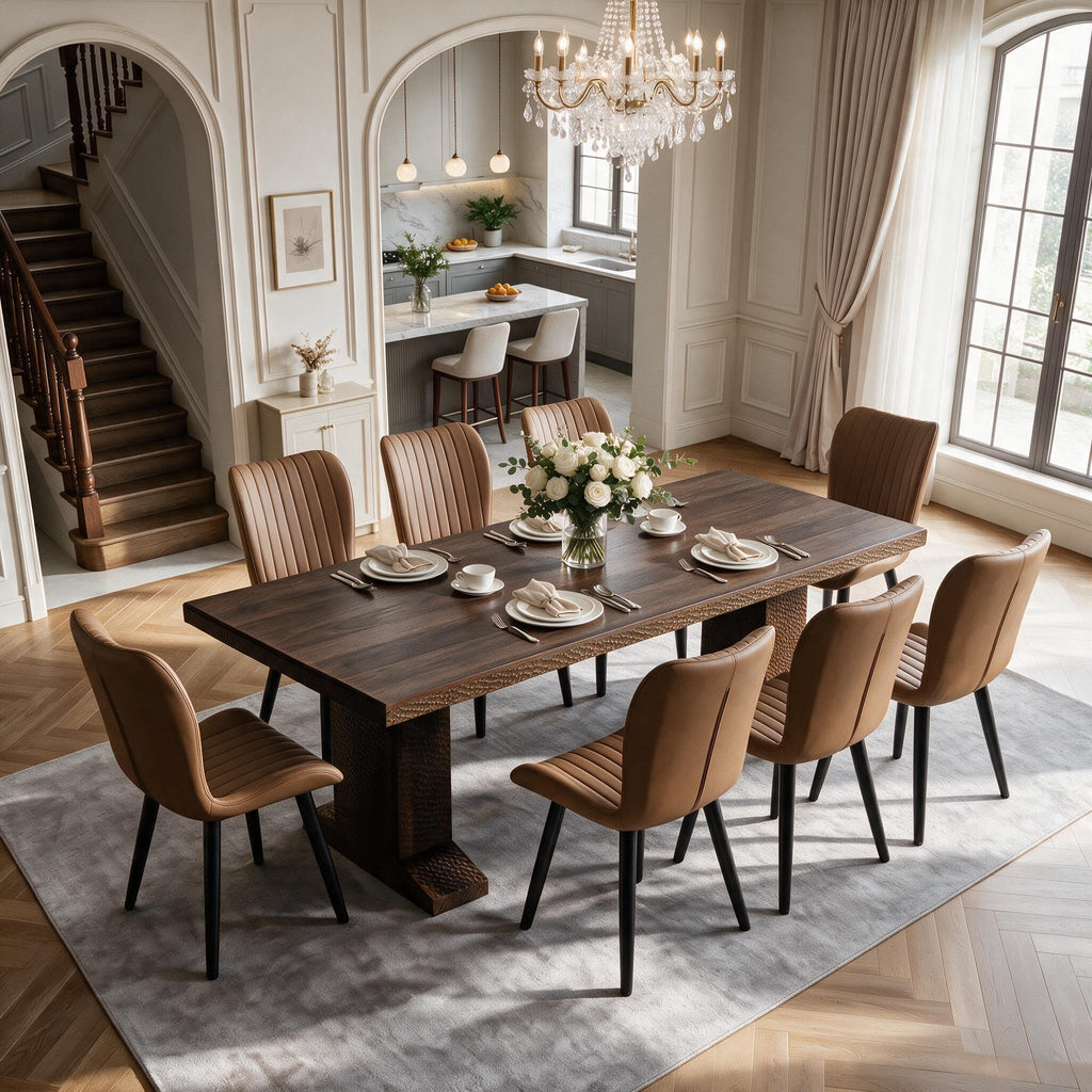 Extendable Dining Table Set for 8 R655415